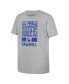 ფოტო #1 პროდუქტის Big Boys Fanatics Heather Gray Los Angeles Dodgers Season Ticket T-shirt