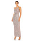 ფოტო #1 პროდუქტის Women's Ieena Sequined Strapless Faux Bow Column Gown