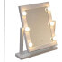 Фото #2 товара Тактильное светодиодное настольное зеркало 5five Hollywood Белый 37 х 9 х 40,5 см
