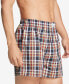 Фото #4 товара Men's 3-Pk. Classic Printed Cotton Poplin Boxers