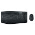 Logitech MK850 Performance Wireless Keyboard and Mouse Combo - Full-size (100%) - Wireless - RF Wireless + Bluetooth - QWERTY - Black - Mouse included
