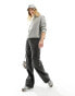 Фото #6 товара & Other Stories wool and alpaca blend high neck cropped jumper in light grey