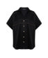 ფოტო #4 პროდუქტის Women's Flat Studded Oversized Shirt