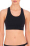 Фото #1 товара Natori 290470 Women's Bliss Femme Lace Racerback Bralette Black, Size Medium