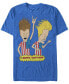 Фото #1 товара Beavis and Butthead MTV Men's Rock Out Merica' Logo Short Sleeve T-Shirt