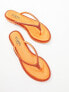 Фото #3 товара Simmi London Havanah embellished flat sandal in orange