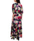 Фото #2 товара Women's Printed Cambria Smocked-Waist Dress