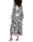 Фото #2 товара Beulah Tiered Maxi Dress Women's Blue All