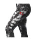 ფოტო #3 პროდუქტის Women's Black San Francisco 49ers Aubrey Tie-Dye Leggings