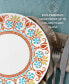 Фото #6 товара Global Collection Terracotta Dreams 12 Pc. Dinnerware Set, Service for 4