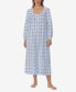 ფოტო #1 პროდუქტის Women's Cotton Plaid Ballet Nightgown