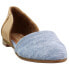 TOMS Jutti Dorsay Slip On Womens Blue Flats Casual 10011759