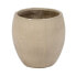 Set of Planters Cream Ceramic 55 x 55 x 55 cm (2 Units)