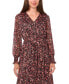 ფოტო #3 პროდუქტის Women's Floral-Printed Faux-Wrap Belted Maxi Dress