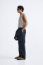 COTTON - LINEN TROUSERS