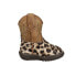 Фото #1 товара Roper Glitter Leopard Round Toe Cowboy Toddler Girls Size 3 M Casual Boots 09-0