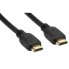 Фото #1 товара InLine HDMI cable - High Speed HDMI Cable - M/M - black - golden contacts - 3m