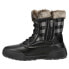 Фото #3 товара Easy Spirit Ice Queen Checkered Duck Womens Black Casual Boots E-ICEQUEEN-BLK01