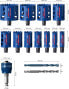 Фото #5 товара Bosch EXPERT Tough Material Lochsägen-Set, 20/22/25/32/35/40/44/51/60/68/76 mm,