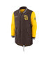 ფოტო #3 პროდუქტის Men's Brown San Diego Padres Authentic Collection Dugout Performance Full-Zip Jacket