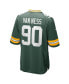 Фото #3 товара Men's Lukas Van Ness Green Green Bay Packers 2023 NFL Draft First Round Pick Game Jersey