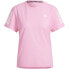 ADIDAS Own The Run Base short sleeve T-shirt Bliss Pink, XS - фото #4