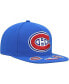 Фото #2 товара Men's Blue Montreal Canadiens Vintage-Like Hat Trick Snapback Hat