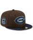 Фото #1 товара Men's Brown and Navy Cincinnati Reds 1938 MLB All-Star Game Walnut 9FIFTY Fitted Hat