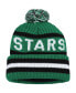 Men's Kelly Green Dallas Stars Bering Cuffed Knit Hat with Pom