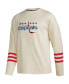 Men's Cream Washington Capitals AEROREADY Pullover Sweater
