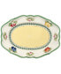 Фото #1 товара French Garden Fleurence 14.5 " Long Medium Oval Platter, Premium Porcelain