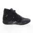 Фото #2 товара Reebok Instapump Fury Zone Mens Black Canvas Lifestyle Sneakers Shoes