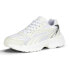 Фото #2 товара Puma Teveris Nitro Metallic Lace Up Womens White Sneakers Athletic Shoes 391098