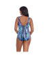 ფოტო #3 პროდუქტის Women's Twist Drape Tank One-Piece Swimsuit