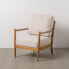 Armchair Beige Natural Rubber wood MDF Wood Foam 100 % polyester 65 x 71 x 88 cm