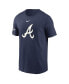 ფოტო #2 პროდუქტის Men's Navy Atlanta Braves 2022 Gold Program Logo T-shirt