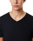 Фото #3 товара Men's 3pk. Slim-Fit V-Neck T-Shirts