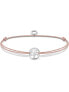 Фото #1 товара Браслет THOMAS SABO LS125-401-19 Beige, Silver выполненный из нейлона и стерлингового серебра 925 для женщин Fashion 14-20 см 0,02 кг. В комплекте: коробка, упаковка.