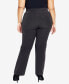 Фото #4 товара Plus Size Cool Hand Wide Leg Trouser Classic Regular Length Pant