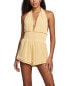 Фото #1 товара Chaser Electric Slinky Rib Halter Romper Women's White M