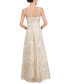 Фото #2 товара Women's Sequined Illusion Gown