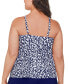 Фото #2 товара Plus Size Cali Printed Tankini Top, Created for Macy's