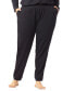 ფოტო #4 პროდუქტის Plus Size French Terry Cuffed Lounge Pant