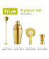 Фото #4 товара Сервировка стола True Brands набор посуды gold Barware
