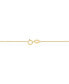 ფოტო #4 პროდუქტის Textured Three Dimensional Star 18 Pendant Necklace 18" in 10k Gold