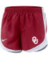 Красные спортивные шорты Nike женские Oklahoma Sooners Crimson Tempo Performance Бордовый, S - фото #1