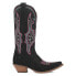 Фото #2 товара Dingo Hot Sauce Embroidery Snip Toe Cowboy Womens Black Casual Boots DI196-001