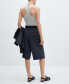 Фото #3 товара Women's Pleated Bermuda Shorts
