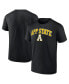 Фото #1 товара Men's Black Appalachian State Mountaineers Campus T-shirt