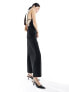 Edited backless strappy jumpsuit in black 40 - фото #1